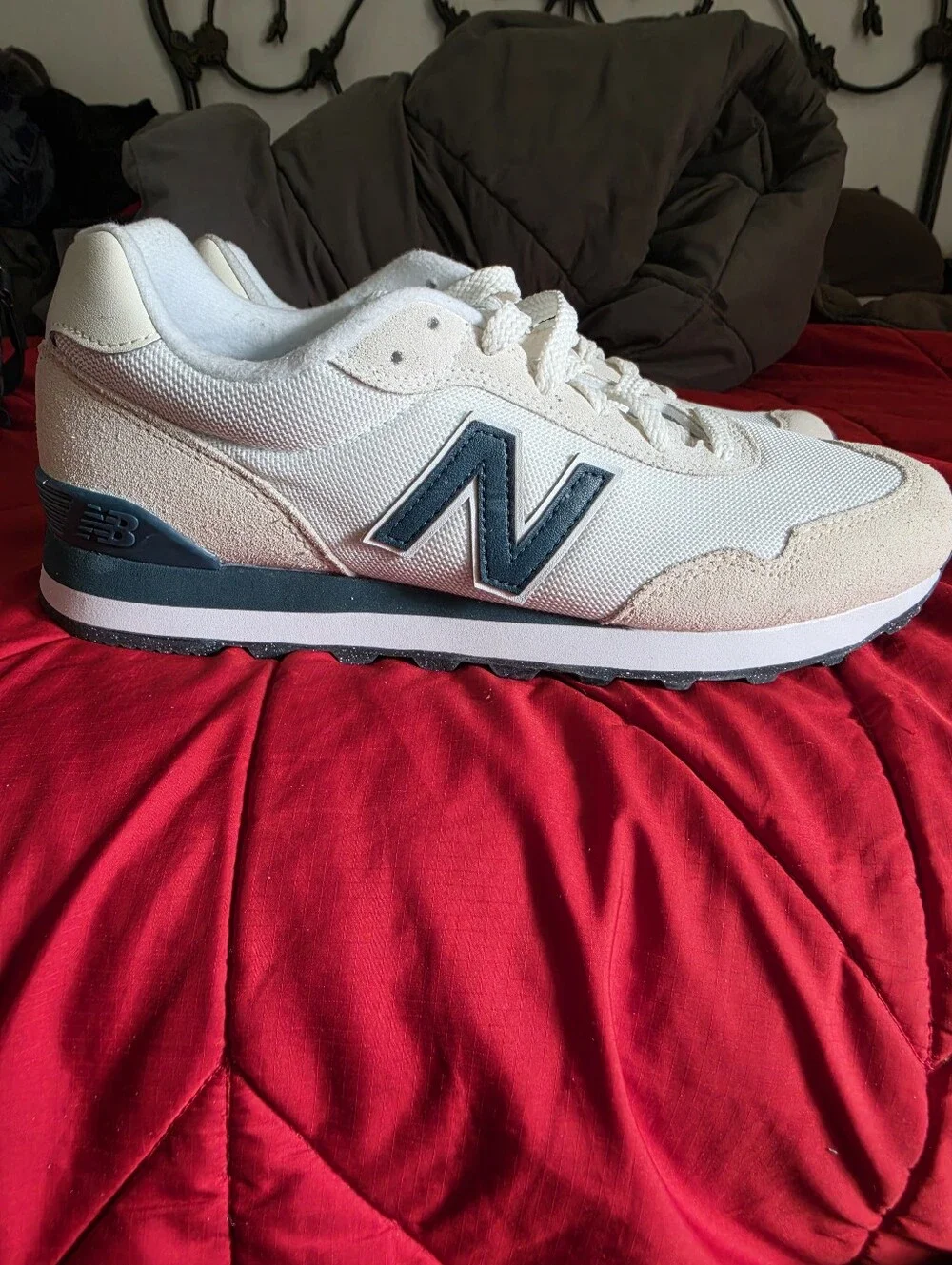 New Balance FIRE! NWOB! The 515 Sneakers in Sea Salt/Medusa Green. Sz 7.5 R2S! - Picture 6 of 12
